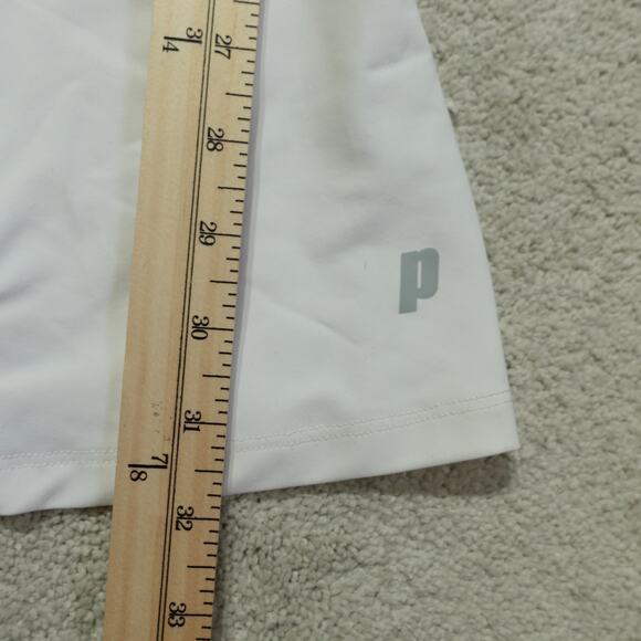NWT Prince Womens Tennis Pickleball Match Dress with Racerback Pure White Size L - Picture 3 of 7